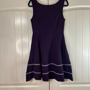 Fleet Collection Elegant Purple Sleeveless Dress. Size Large. #twee #mod